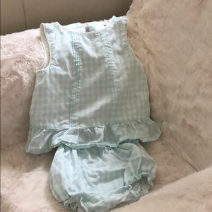 Janie and Jack gingham outfit